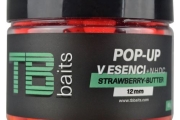 TB Baits Plávajúce Boilie Pop-Up Strawberry Butter + NHDC 65 g 16mm